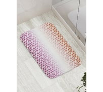 Коврик противоскользящий JoyArty "Узор с градиентом" для ванной, сауны, бассейна, bath_8704