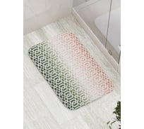Коврик противоскользящий JoyArty "Узор с градиентом" для ванной, сауны, бассейна, bath_8597