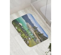 Коврик противоскользящий JoyArty "Горное мелководье" для ванной, сауны, бассейна, bath_8528