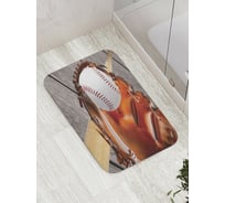 Коврик противоскользящий JoyArty "Бейсбольный набор" для ванной, сауны, бассейна, bath_8562