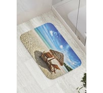 Коврик противоскользящий JoyArty "Пляжные сны" для ванной, сауны, бассейна, bath_8773