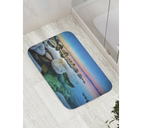 Коврик противоскользящий JoyArty "Камни в прозрачной воде" для ванной, сауны, бассейна, bath_8533