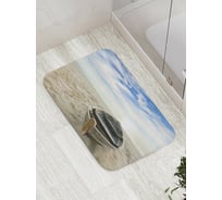 Коврик противоскользящий JoyArty "Лодочка у моря" для ванной, сауны, бассейна, bath_8536