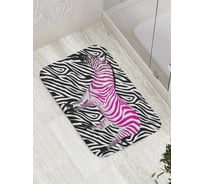 Коврик противоскользящий JoyArty "Стиль зебры" для ванной, сауны, бассейна, bath_8548