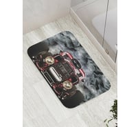 Коврик противоскользящий JoyArty "Ретрокар" для ванной, сауны, бассейна, bath_8634