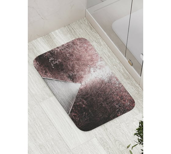 Коврик противоскользящий JoyArty "Тропинка вечности" для ванной, сауны, бассейна, bath_8984 1