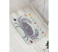 Коврик противоскользящий JoyArty "Звездный краб" для ванной, сауны, бассейна, bath_8999