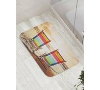 Коврик противоскользящий JoyArty "Морские приливы" для ванной, сауны, бассейна, bath_8779