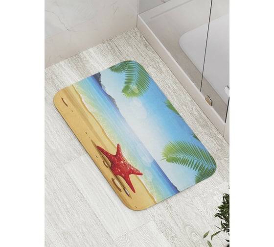 Коврик противоскользящий JoyArty "Звездное тепло" для ванной, сауны, бассейна, bath_8784 1