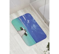 Коврик противоскользящий JoyArty "Круглый мостик" для ванной, сауны, бассейна, bath_8929