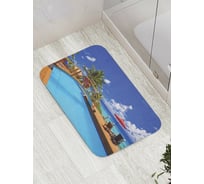 Коврик противоскользящий JoyArty "Мостик бассейна" для ванной, сауны, бассейна, bath_8930
