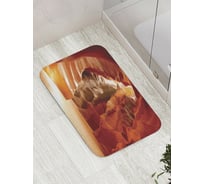 Коврик противоскользящий JoyArty "Солнечная пещера" для ванной, сауны, бассейна, bath_8909