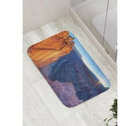 Коврик противоскользящий JoyArty "Вечер в каньоне" для ванной, сауны, бассейна, bath_8914
