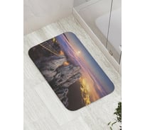Коврик противоскользящий JoyArty "Мост в бездну" для ванной, сауны, бассейна, bath_8919