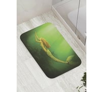 Коврик противоскользящий JoyArty "Русалка на дне" для ванной, сауны, бассейна, bath_9103