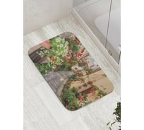 Коврик противоскользящий JoyArty "Изобилие вазонов" для ванной, сауны, бассейна, bath_9211