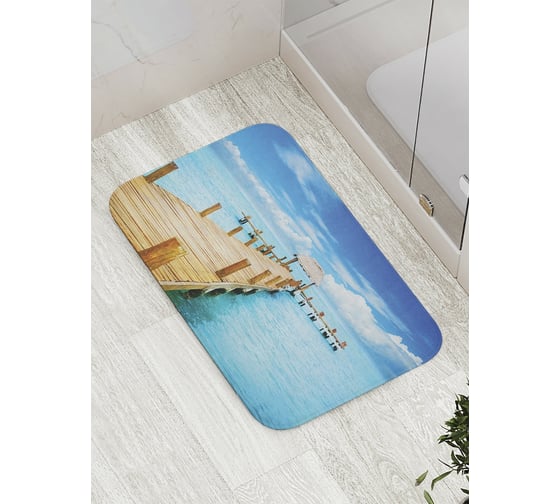 Коврик противоскользящий JoyArty "Море облаков" для ванной, сауны, бассейна, bath_9152 1