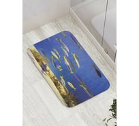 Коврик противоскользящий JoyArty "Мелкая рыбешка" для ванной, сауны, бассейна, bath_9243