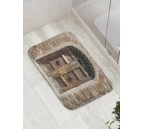 Коврик противоскользящий JoyArty "Дверь в прошлое" для ванной, сауны, бассейна, bath_9206