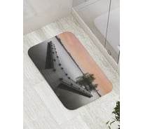 Коврик противоскользящий JoyArty "Креативный мостик" для ванной, сауны, бассейна, bath_9162