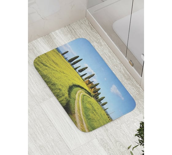 Коврик противоскользящий JoyArty "Дорога в родительский дом" для ванной, сауны, бассейна, bath_9194 1