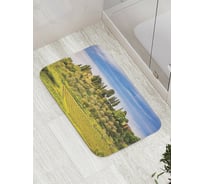 Коврик противоскользящий JoyArty "Город на холме" для ванной, сауны, бассейна, bath_9214