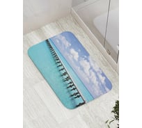 Коврик противоскользящий JoyArty "Мост для моря" для ванной, сауны, бассейна, bath_9144