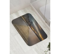 Коврик противоскользящий JoyArty "Деревянный мост" для ванной, сауны, бассейна, bath_9159