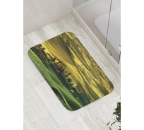 Коврик противоскользящий JoyArty "Холмистые поля" для ванной, сауны, бассейна, bath_9216