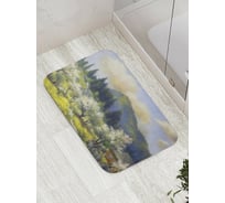 Коврик противоскользящий JoyArty "Тихая деревушка" для ванной, сауны, бассейна, bath_9260