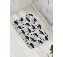 Коврик противоскользящий JoyArty "Стиль фламинго" для ванной, сауны, бассейна, bath_9042