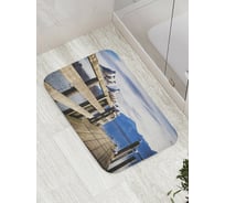 Коврик противоскользящий JoyArty "Пирс чаек" для ванной, сауны, бассейна, bath_9165