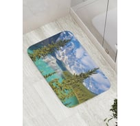 Коврик противоскользящий JoyArty "Зимняя обитель" для ванной, сауны, бассейна, bath_9300