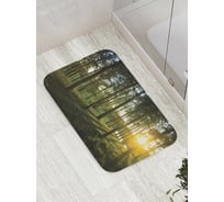 Коврик противоскользящий JoyArty "Солнце за лесом" для ванной, сауны, бассейна, bath_9312