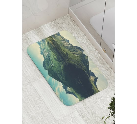 Коврик противоскользящий JoyArty "Горные стихи" для ванной, сауны, бассейна, bath_9306 1