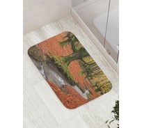 Коврик противоскользящий JoyArty "Лесная влага" для ванной, сауны, бассейна, bath_9346