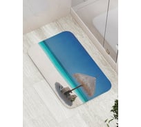 Коврик противоскользящий JoyArty "Морские тени" для ванной, сауны, бассейна, bath_9375