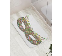 Коврик противоскользящий JoyArty "Карнавальный узор" для ванной, сауны, бассейна, bath_9466