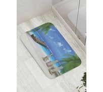 Коврик противоскользящий JoyArty "Облачный пирс" для ванной, сауны, бассейна, bath_9374