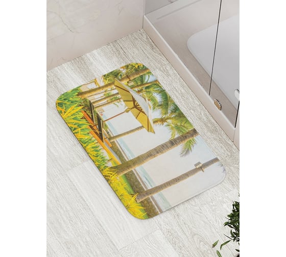 Коврик противоскользящий JoyArty "Море прохлады" для ванной, сауны, бассейна, bath_9356 1