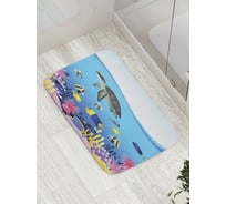 Коврик противоскользящий JoyArty "Древняя черепаха" для ванной, сауны, бассейна, bath_9516