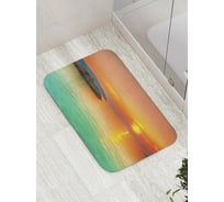 Коврик противоскользящий JoyArty "Последний закат" для ванной, сауны, бассейна, bath_9529