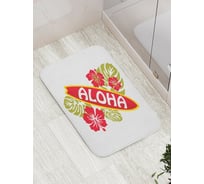 Коврик противоскользящий JoyArty "Фестивал Алоха" для ванной, сауны, бассейна, bath_9684