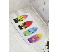 Коврик противоскользящий JoyArty "Модные серфы" для ванной, сауны, бассейна, bath_9693