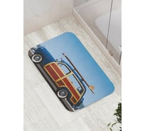 Коврик противоскользящий JoyArty "Дорога к волнам" для ванной, сауны, бассейна, bath_9690