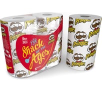 Бумажные полотенца World Cart Pringles с рисунком, 3 слоя, 2 рулона/75 листов PGS-KT-01