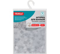 Шторка для ванной PRIMILA EVA, 180x200см, кольца в комплекте, СЕРАЯ ЛЕДЯНАЯ СВЕЖЕСТЬ, 700101