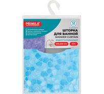Шторка для ванной PRIMILA EVA, 180x200см, кольца в комплекте, СИНЯЯ ЛЕДЯНАЯ СВЕЖЕСТЬ, 700100