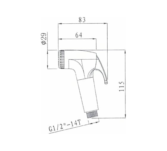 Гигиенический душ Villeroy & Boch TVD00060700561