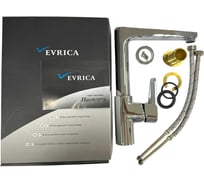 Смеситель однорукий Victoria Ёлка (однорычажный) с боковой ручкой Серия Evrica с высоким носом 81-43